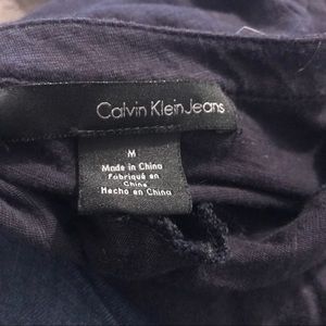 calvin klein black shirt